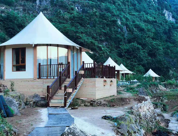 膜结构景观小品