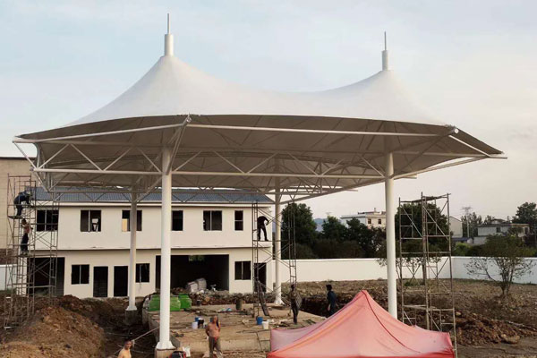 咸宁马桥加油站罩棚  2019.7.27